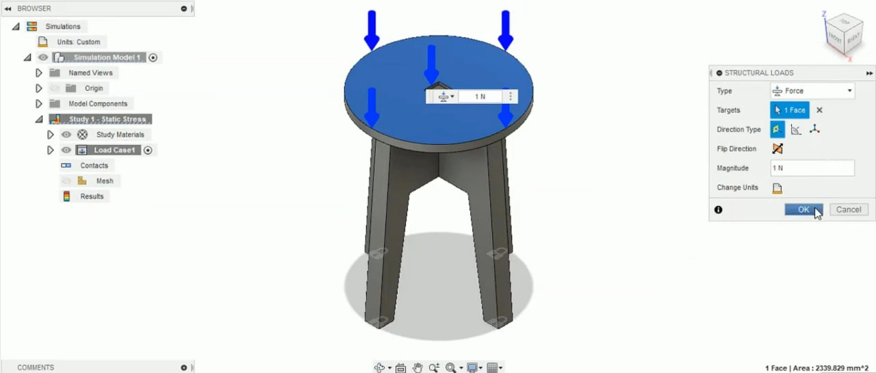 02 / Define the loading conditions