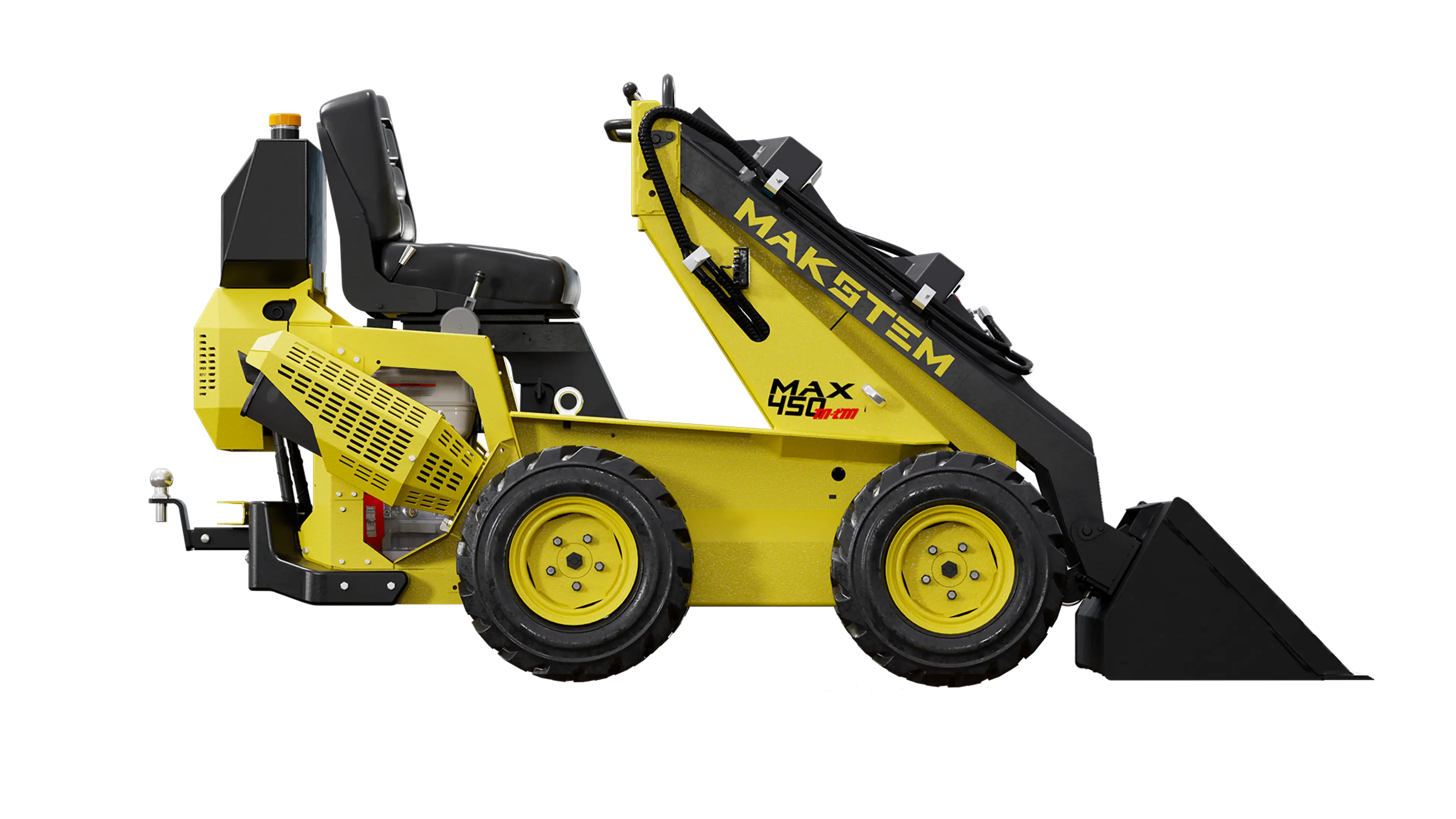 Diesel MAX 450 wheeled loader — studio side view