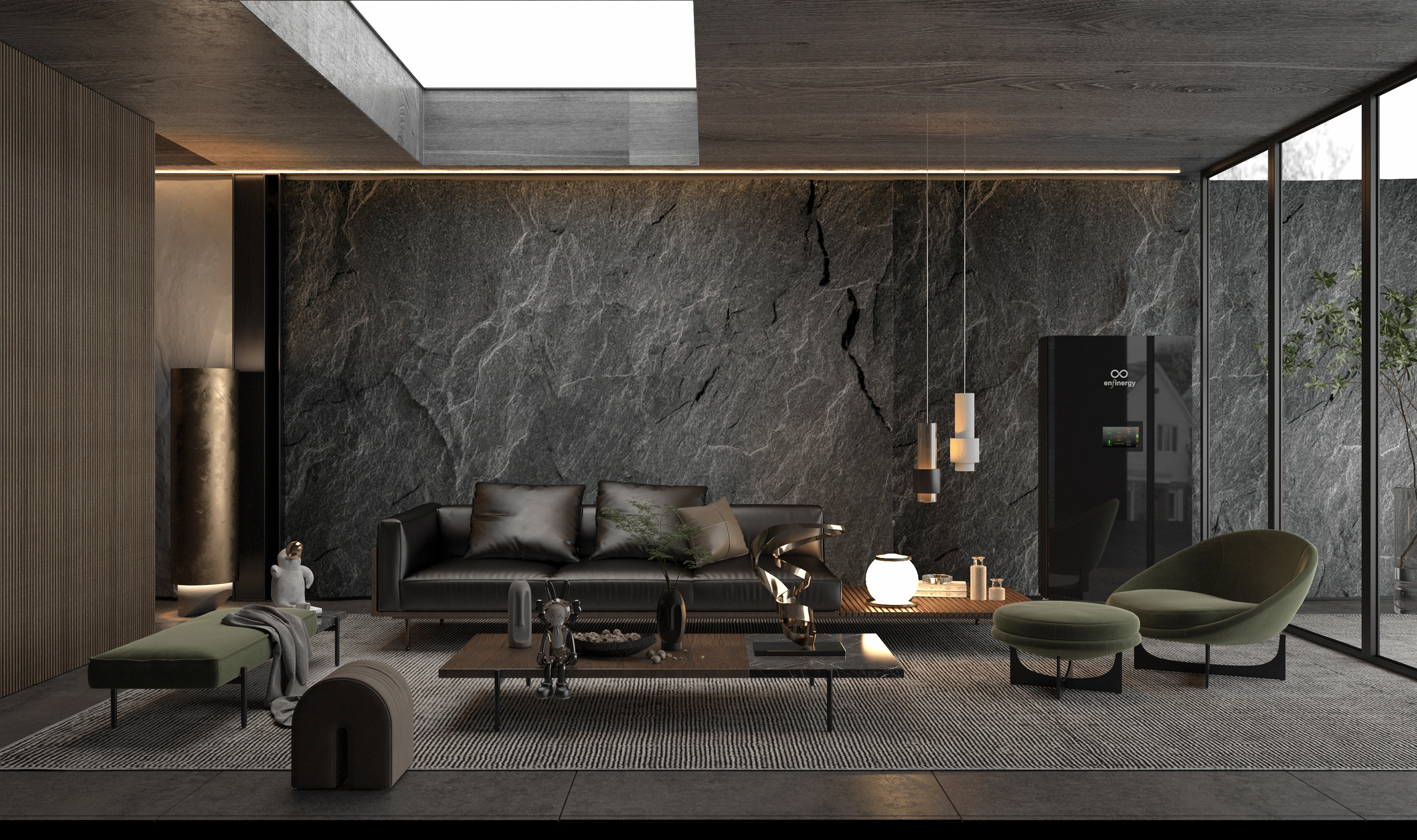 Equipment visualization in a residential interior