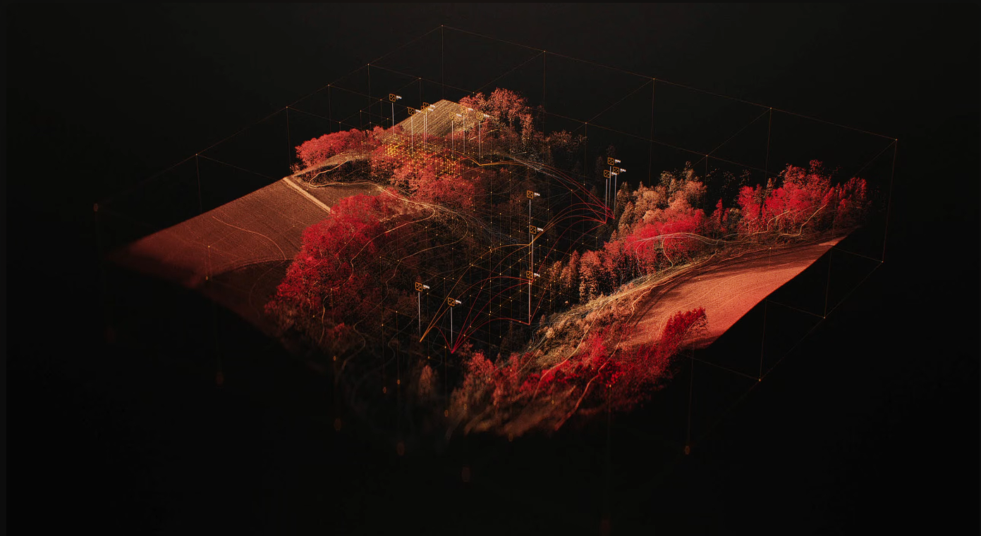 LiDAR point cloud and real data visualization